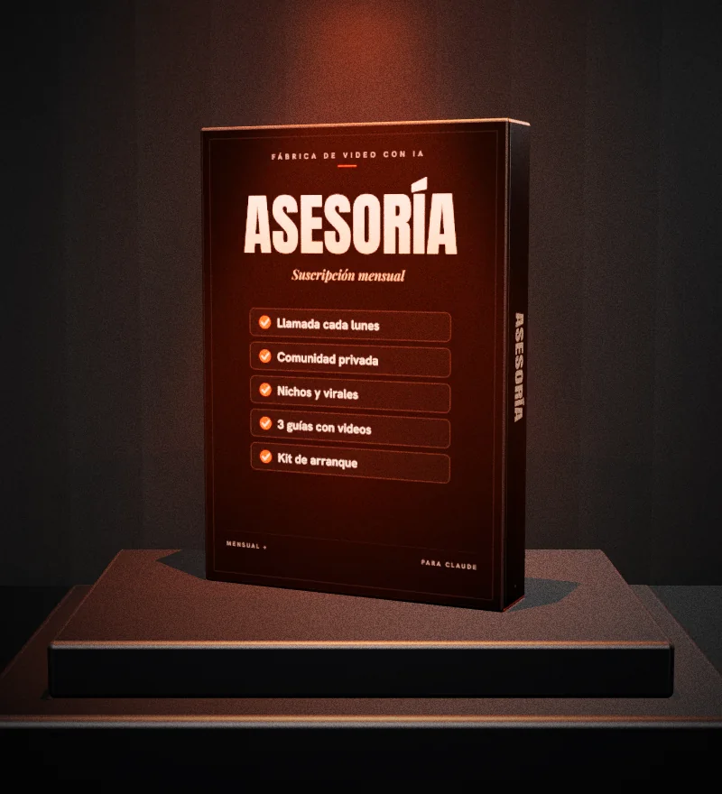 Caja de la asesoría: guías, kit de arranque, llamada cada lunes y comunidad privada