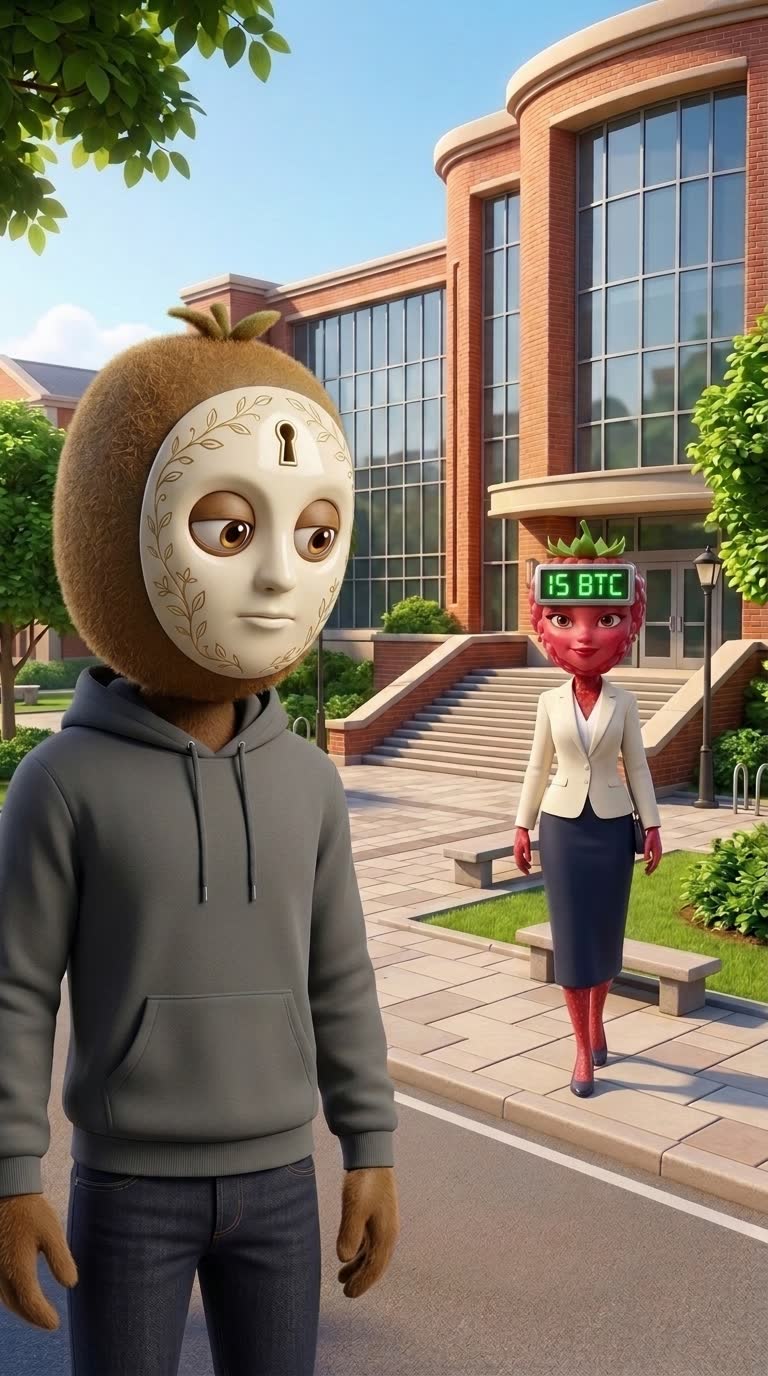 Microdrama: personaje con máscara