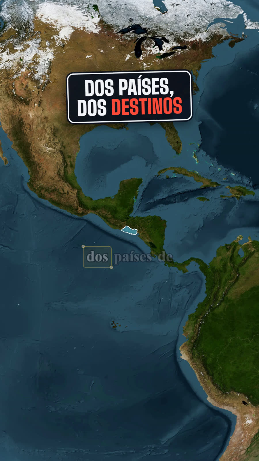 Satélite: dos países